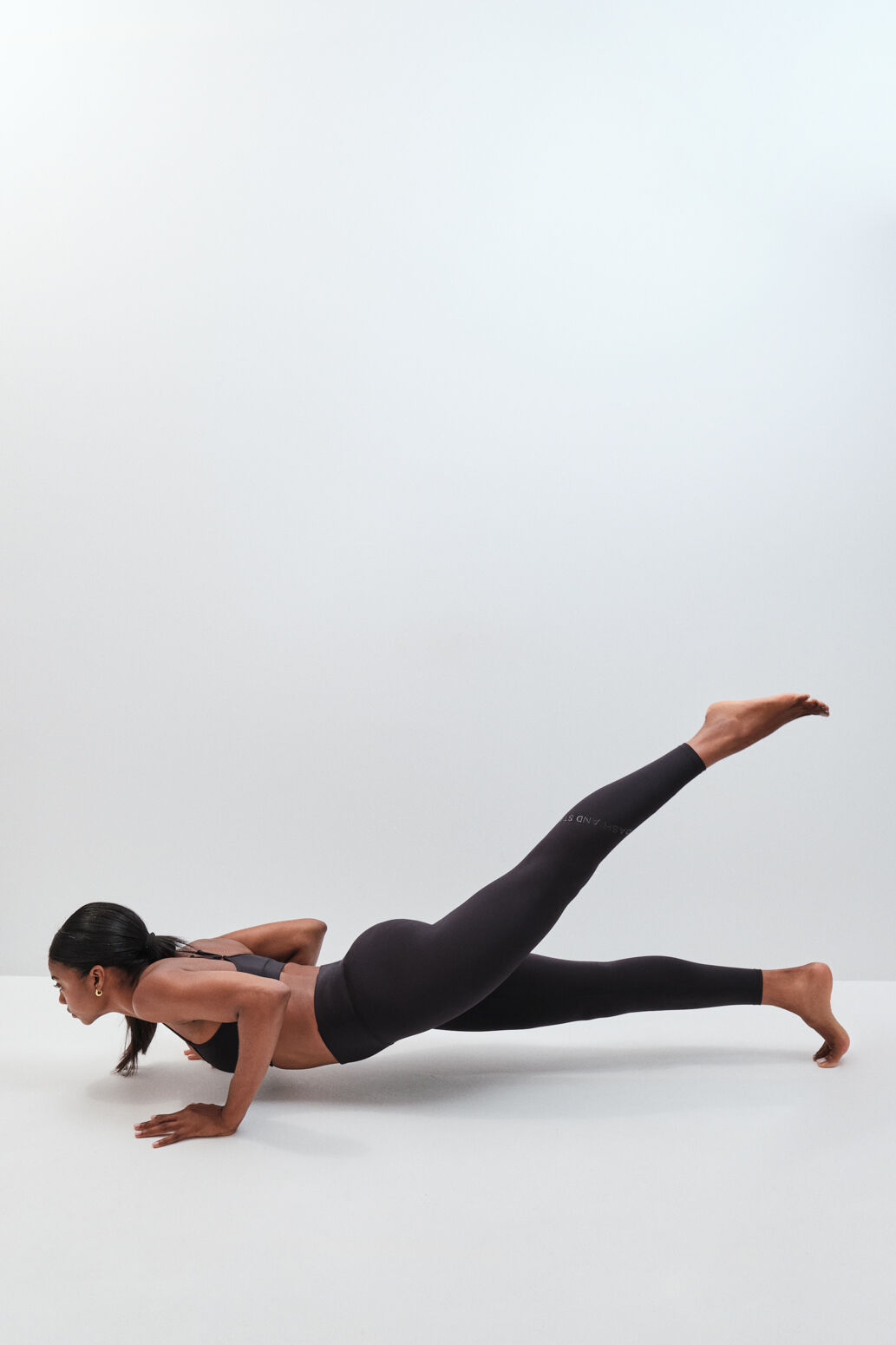 Dash and Stars Leggings compridos 4D STRETCH preto
