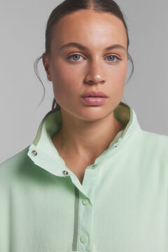 Dash and Stars Jersey tejido polar verde verde