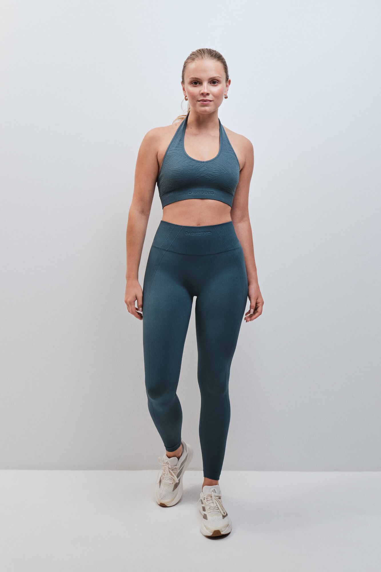 Dash and Stars Leggings compridos SEAMLESS COMFORT verde