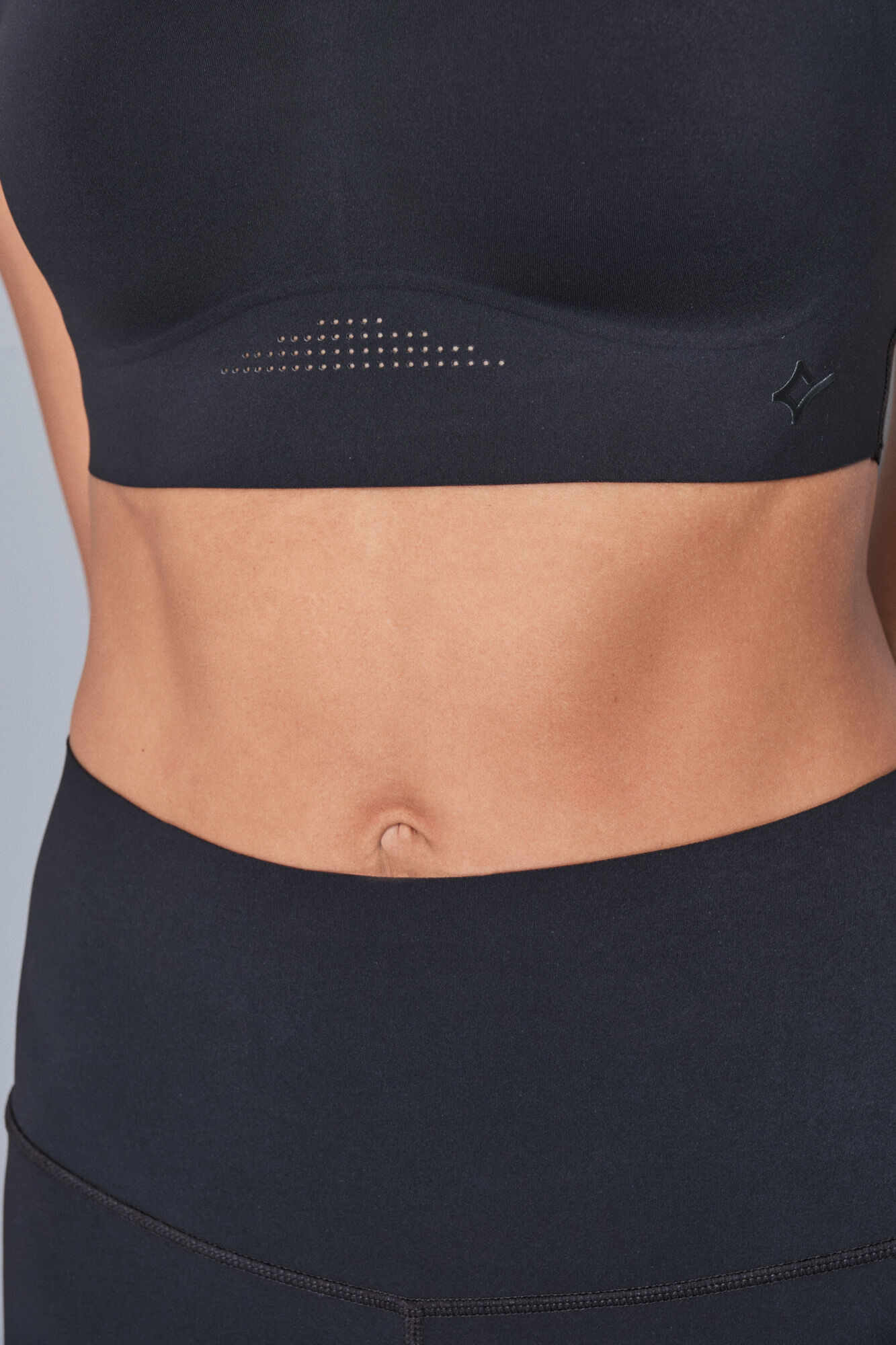 Dash and Stars Leggings Capri COMPRESSIVE negro negro