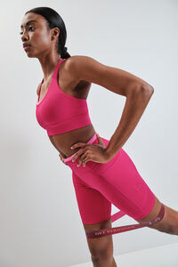 Dash and Stars Legging ciclista 4D STRETCH rosa