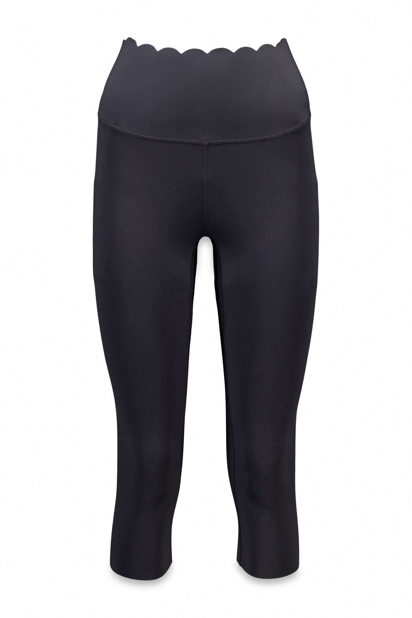 Dash and Stars Leggings compressivas capri pretas preto