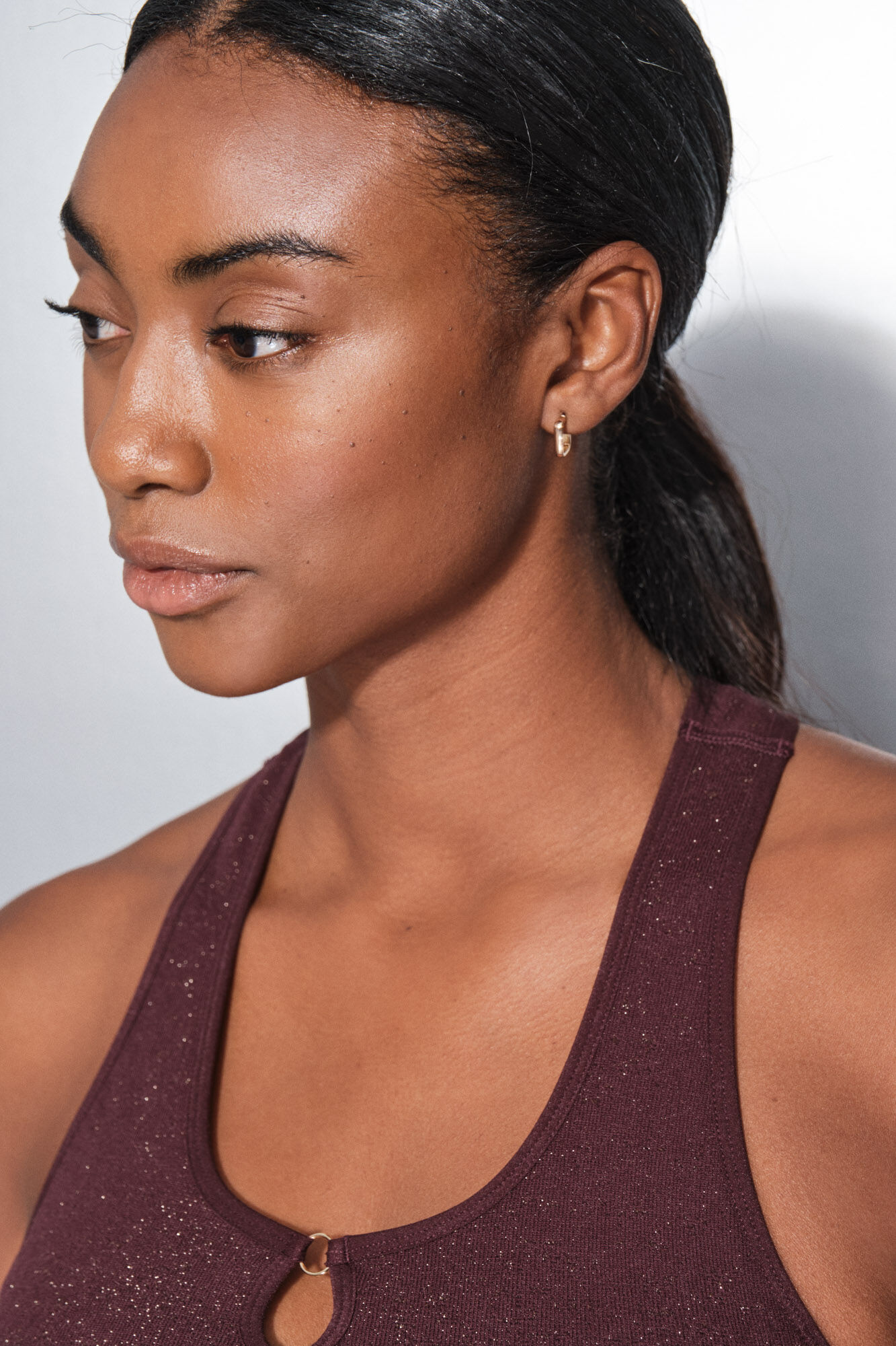 Dash and Stars Soutien desportivo roxo SEAMLESS COMFORT vermelho