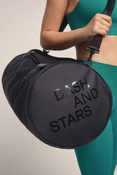 Dash and Stars Bolsa esportiva grande preta para boliche preto
