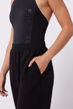 Dash and Stars Calças jogger tato suave preto preto