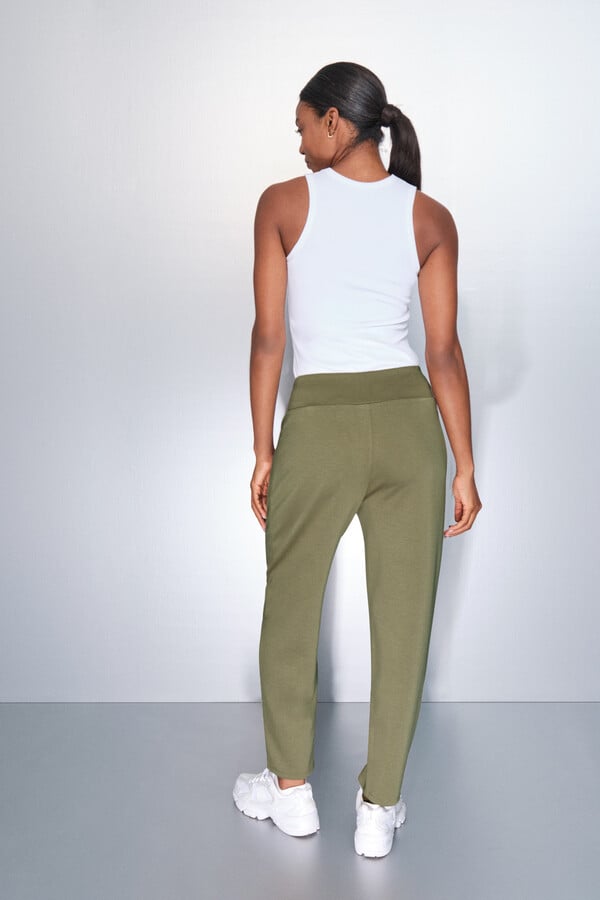 Dash and Stars Calça jogger cáqui beige