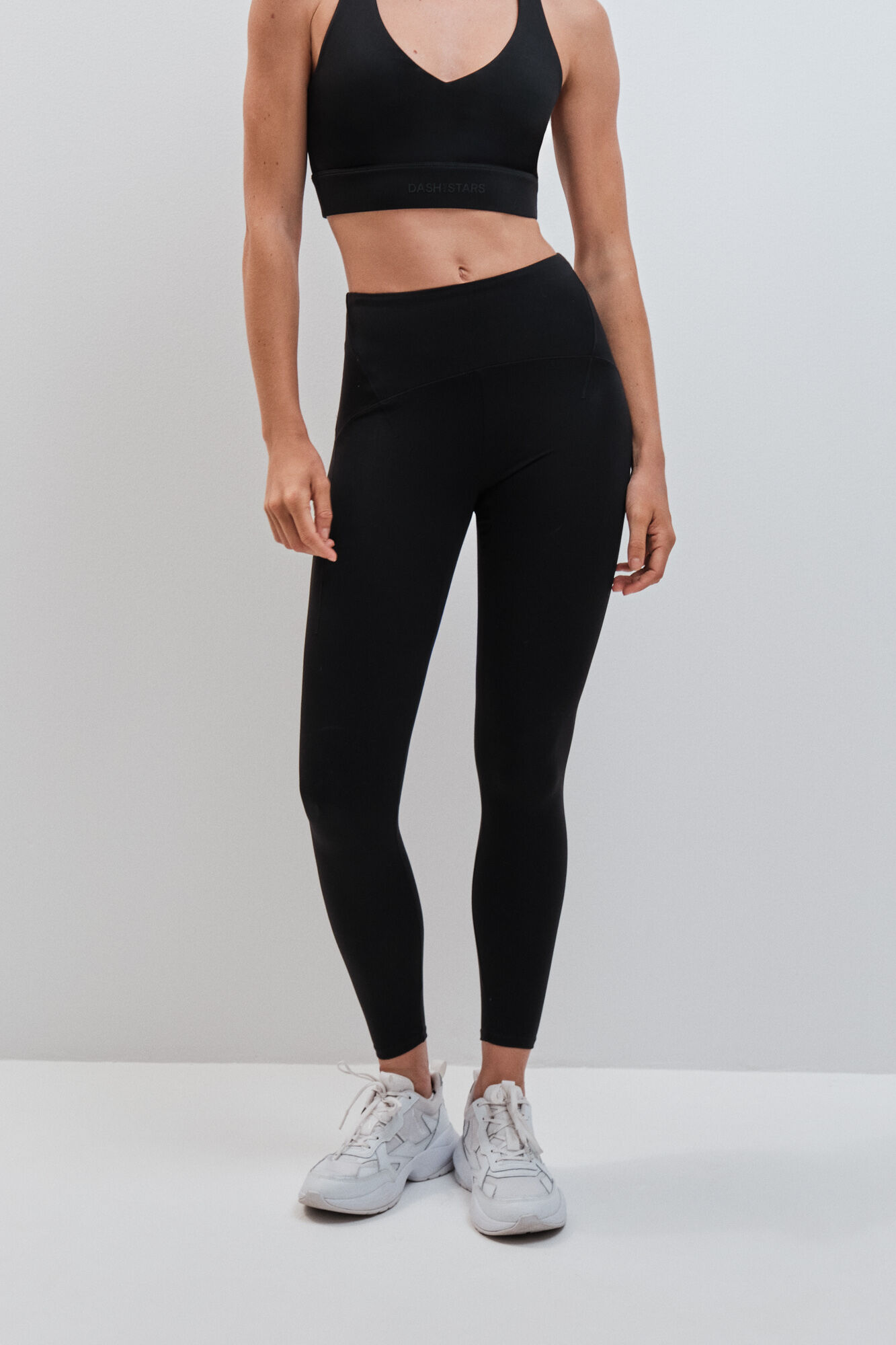 Dash and Stars Legging SOFT MOVE comprida preta preto