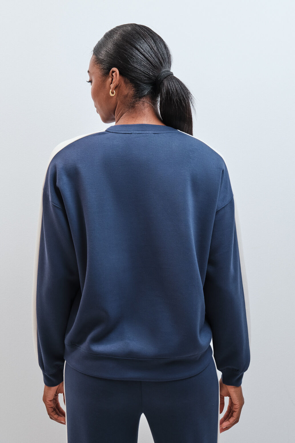 Dash and Stars Sweatshirt de manga comprida soft touch azul azul