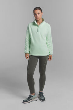 Dash and Stars Jersey tejido polar verde verde