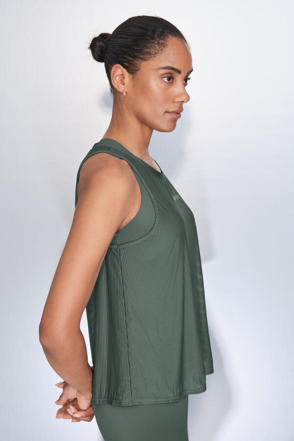 Dash and Stars Camiseta halter verde verde