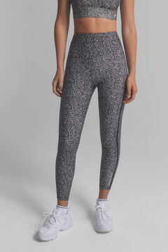 Dash and Stars Leggings 4D STRETCH cor preta preto