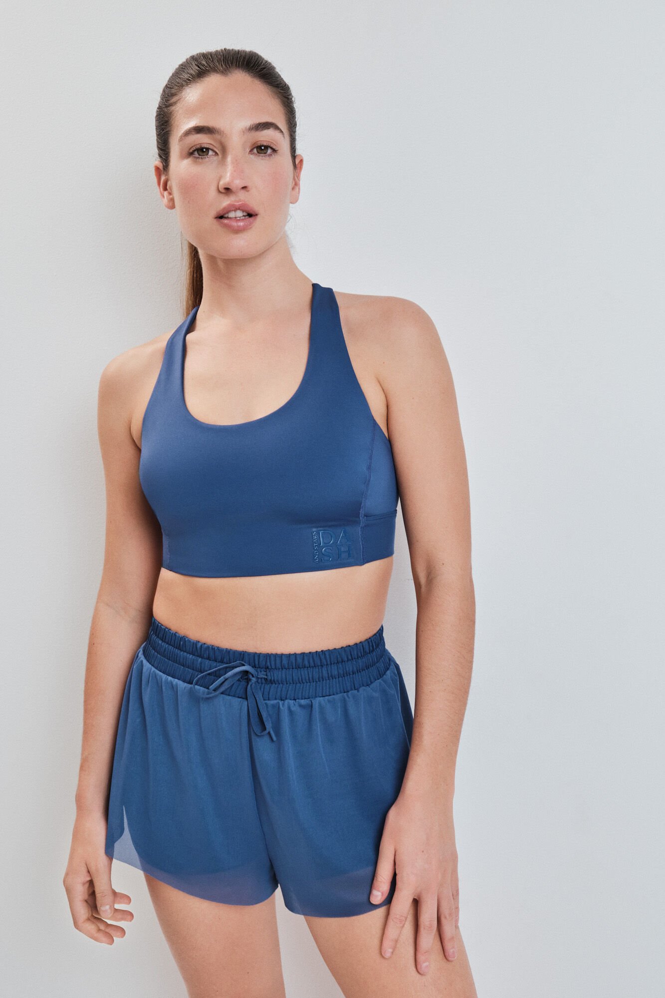 Dash and Stars Cal&ccedil;&otilde;es ultraleves em tecido mesh azul