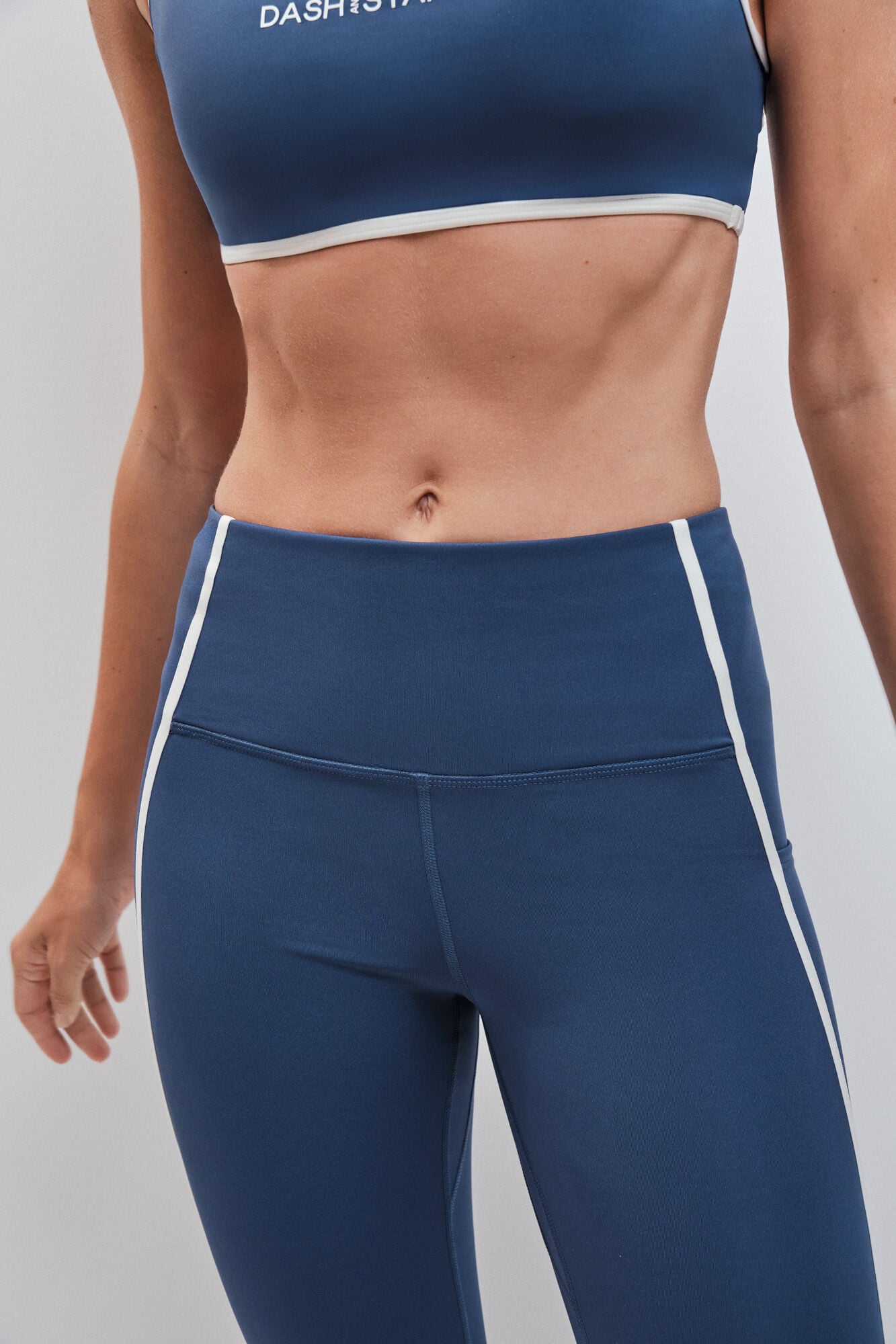 Dash and Stars Leggings largos 4D STRETCH azul azul