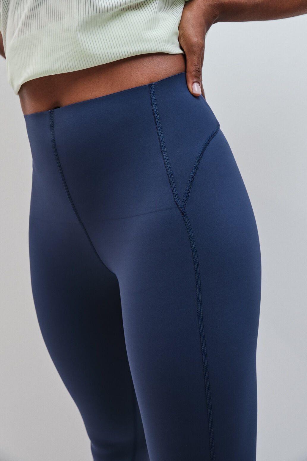 Dash and Stars Leggings COMPRESSIVE comprida azul azul