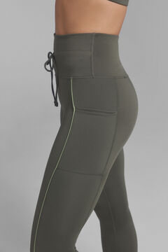 Dash and Stars Leggings 4D STRETCH kaki oscuro. beige