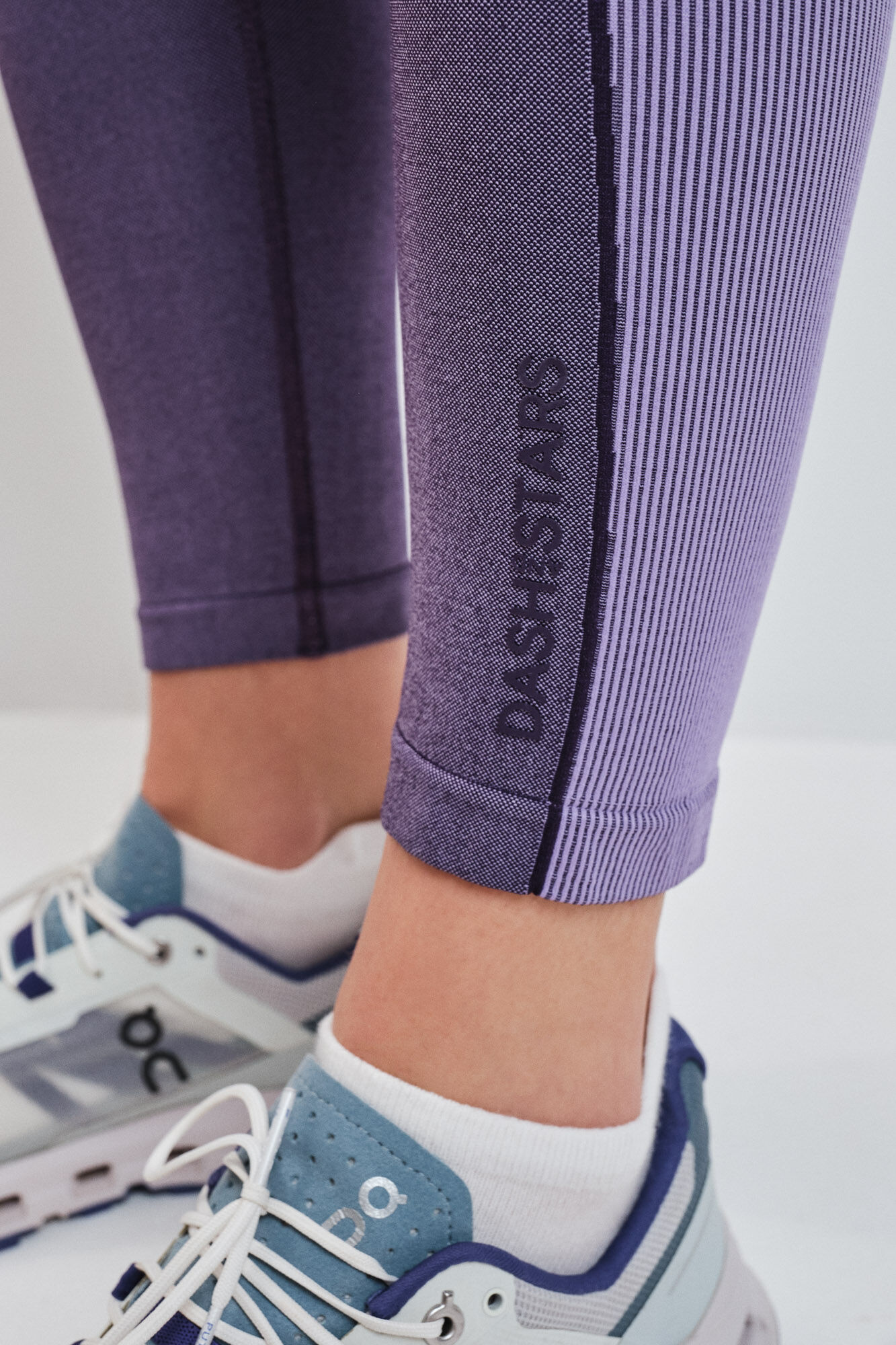 Dash and Stars Legging SEAMLESS COMFORT curta roxa rosa