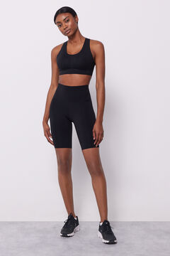 Dash and Stars Malhas ciclista pretas Compressive preto