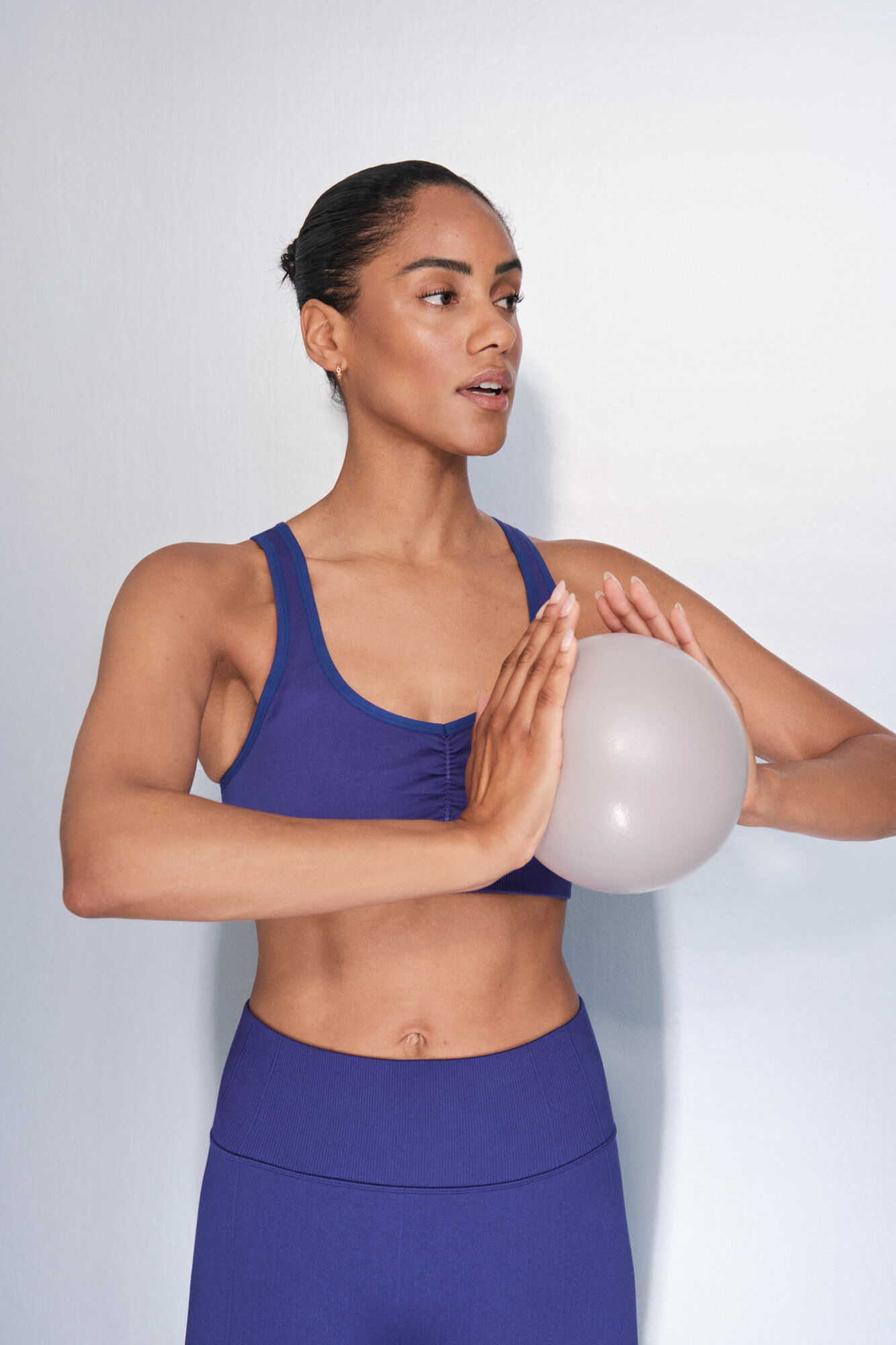 Dash and Stars Soutien desportivo azul SEAMLESS FIT azul