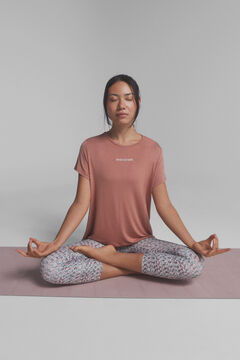 Dash and Stars Camiseta fluida modal coral 