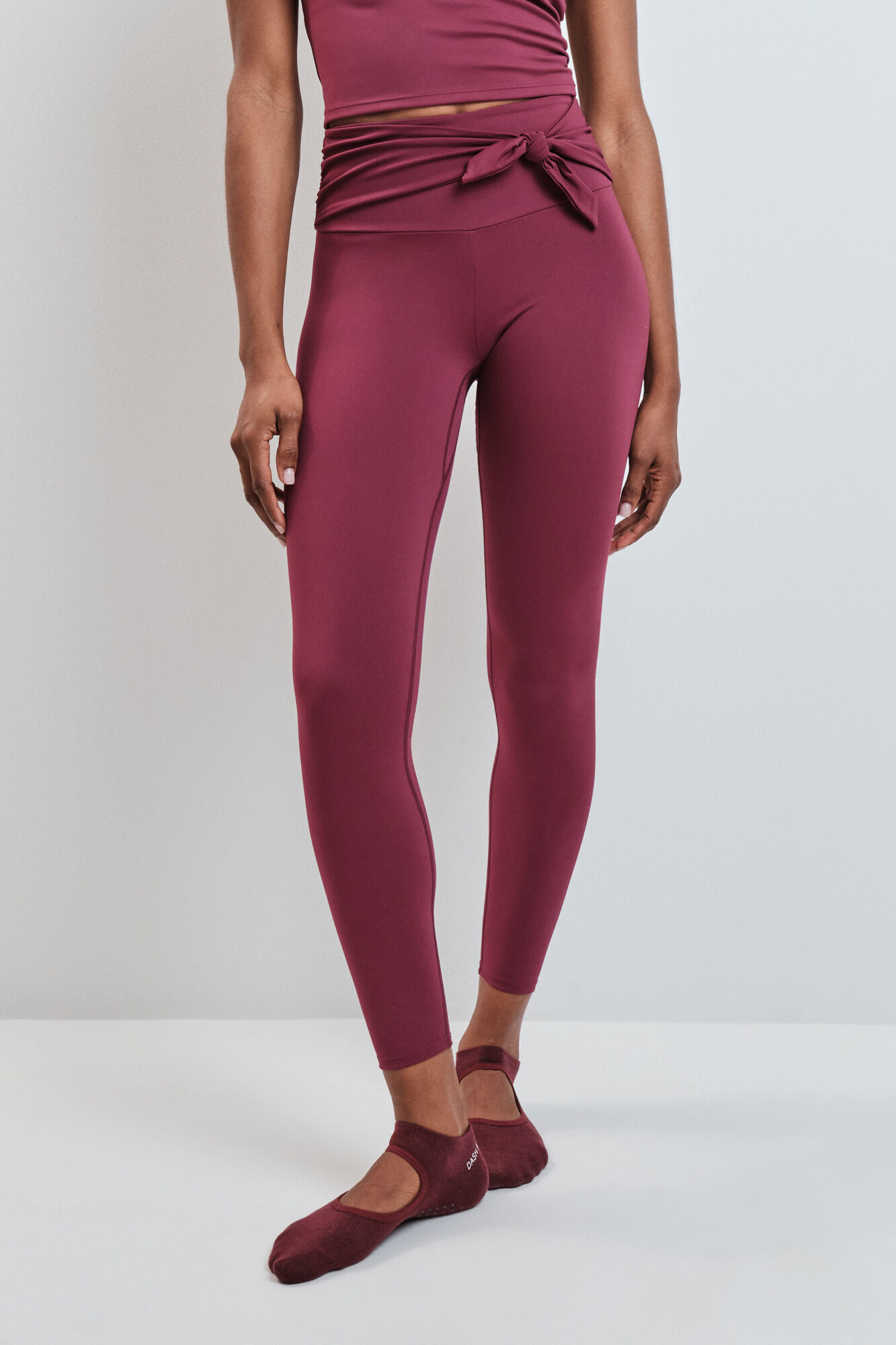Dash and Stars Legging SOFT MOVE comprida granate vermelho