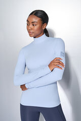 Dash and Stars Camiseta manga larga azul bebé azul