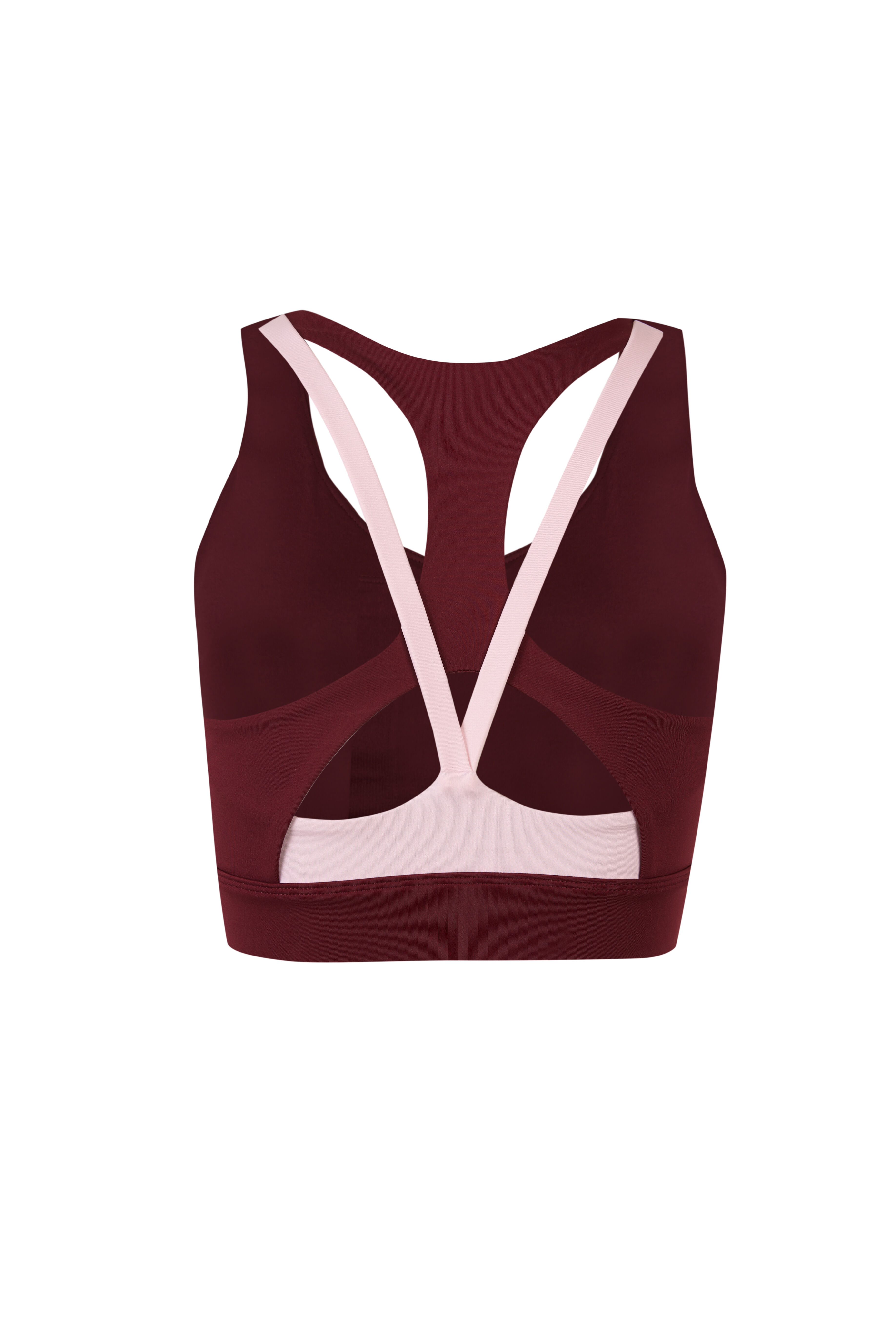 Dash and Stars Soutien desportivo 4D STRETCH borgonha vermelho