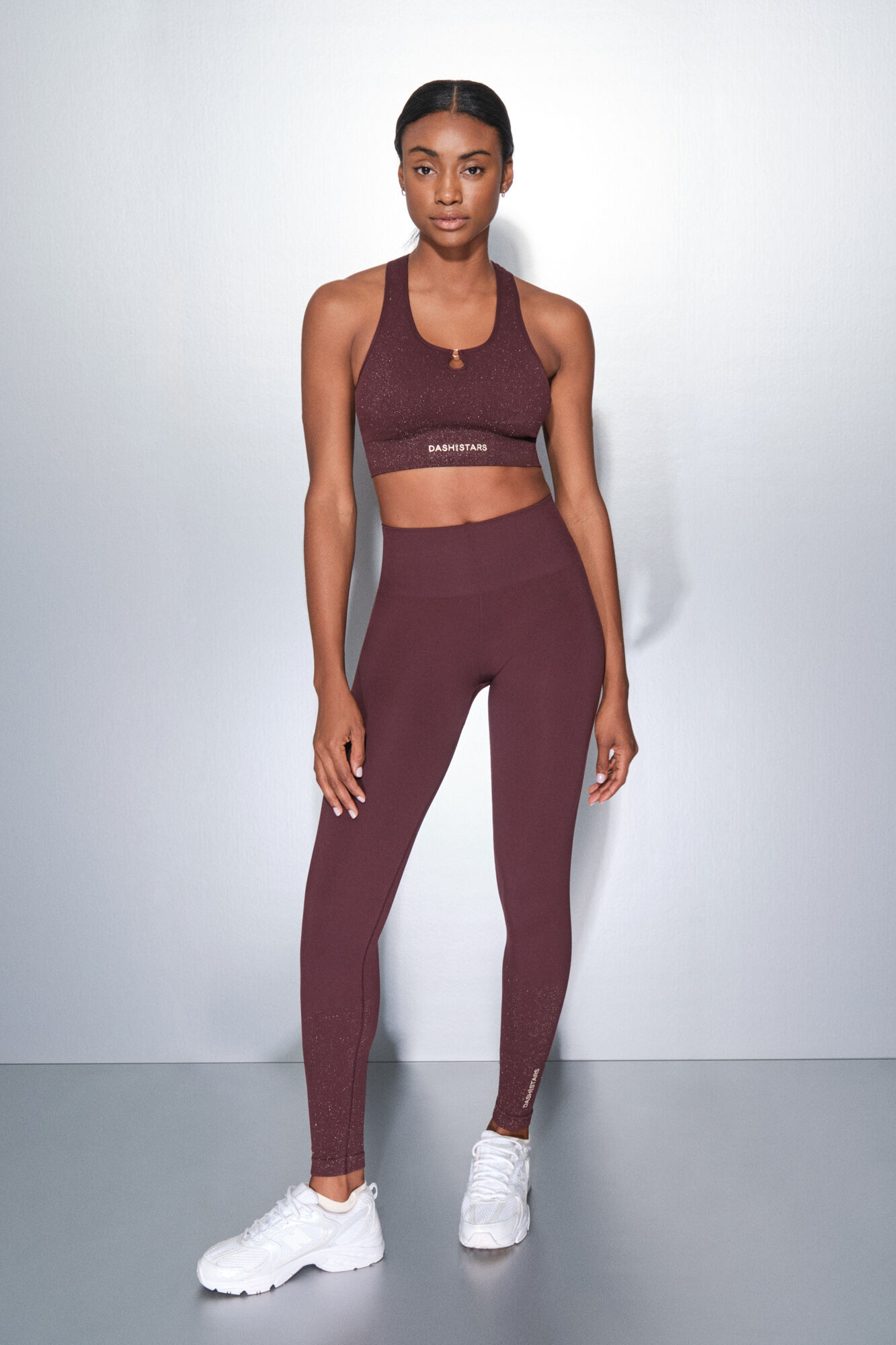 Dash and Stars Soutien desportivo roxo SEAMLESS COMFORT vermelho