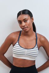 Dash and Stars Soutien desportivo SEAMLESS COMFORT azul beige