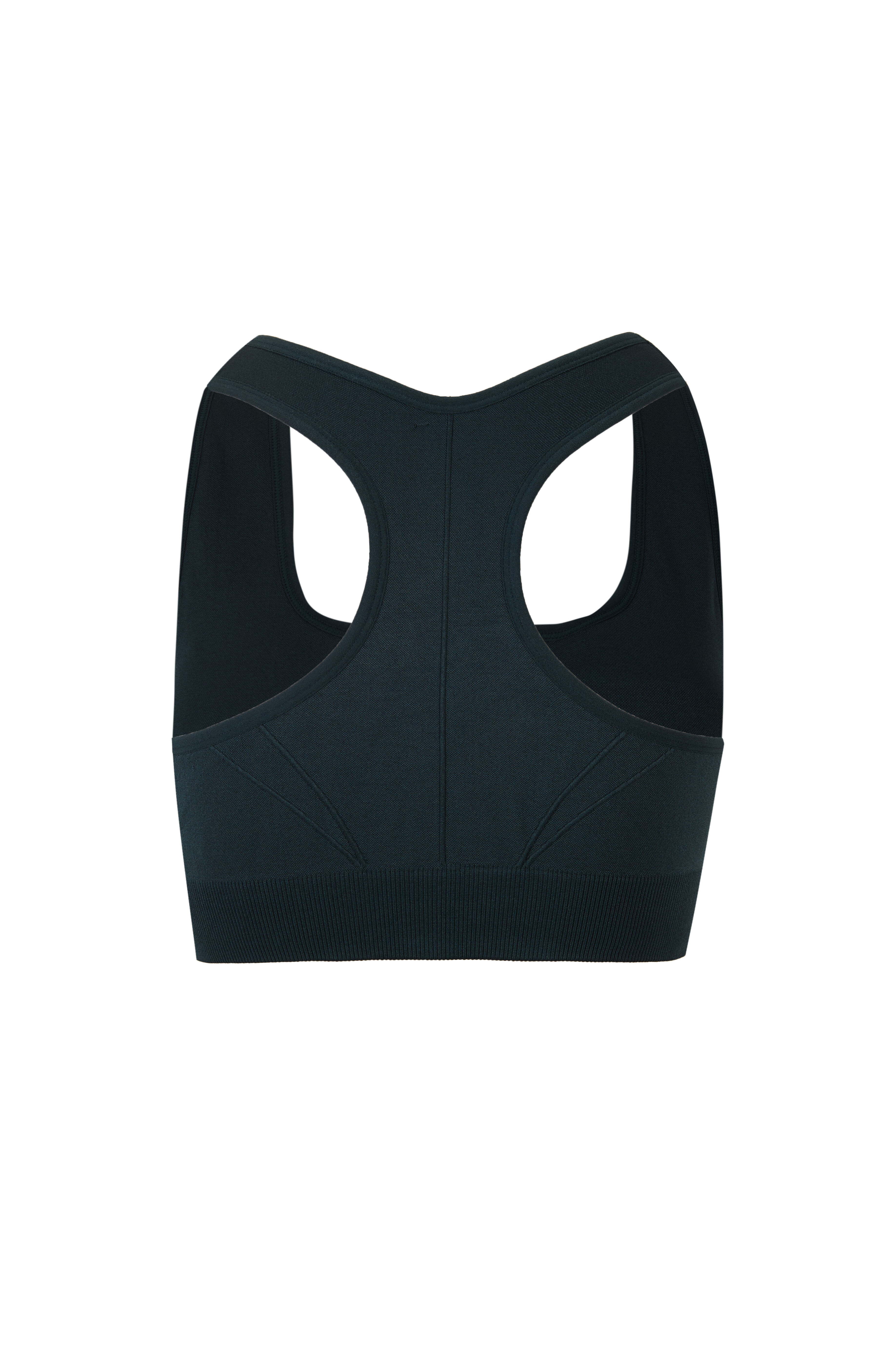 Dash and Stars Sujetador deportivo verde cremallera central SEAMLESS FIT verde