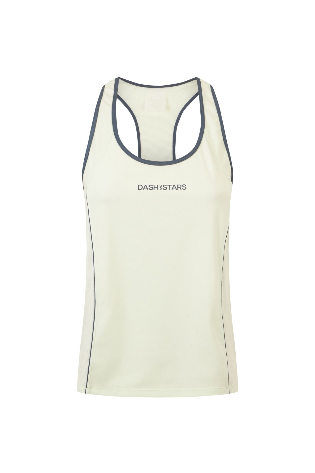 Dash and Stars Camiseta entallada sin mangas verde verde