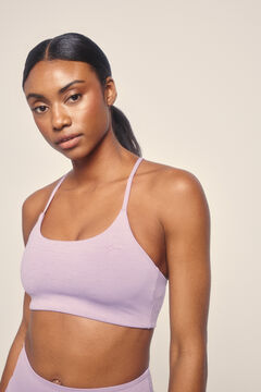 Dash and Stars Top esportivo roxo rosa