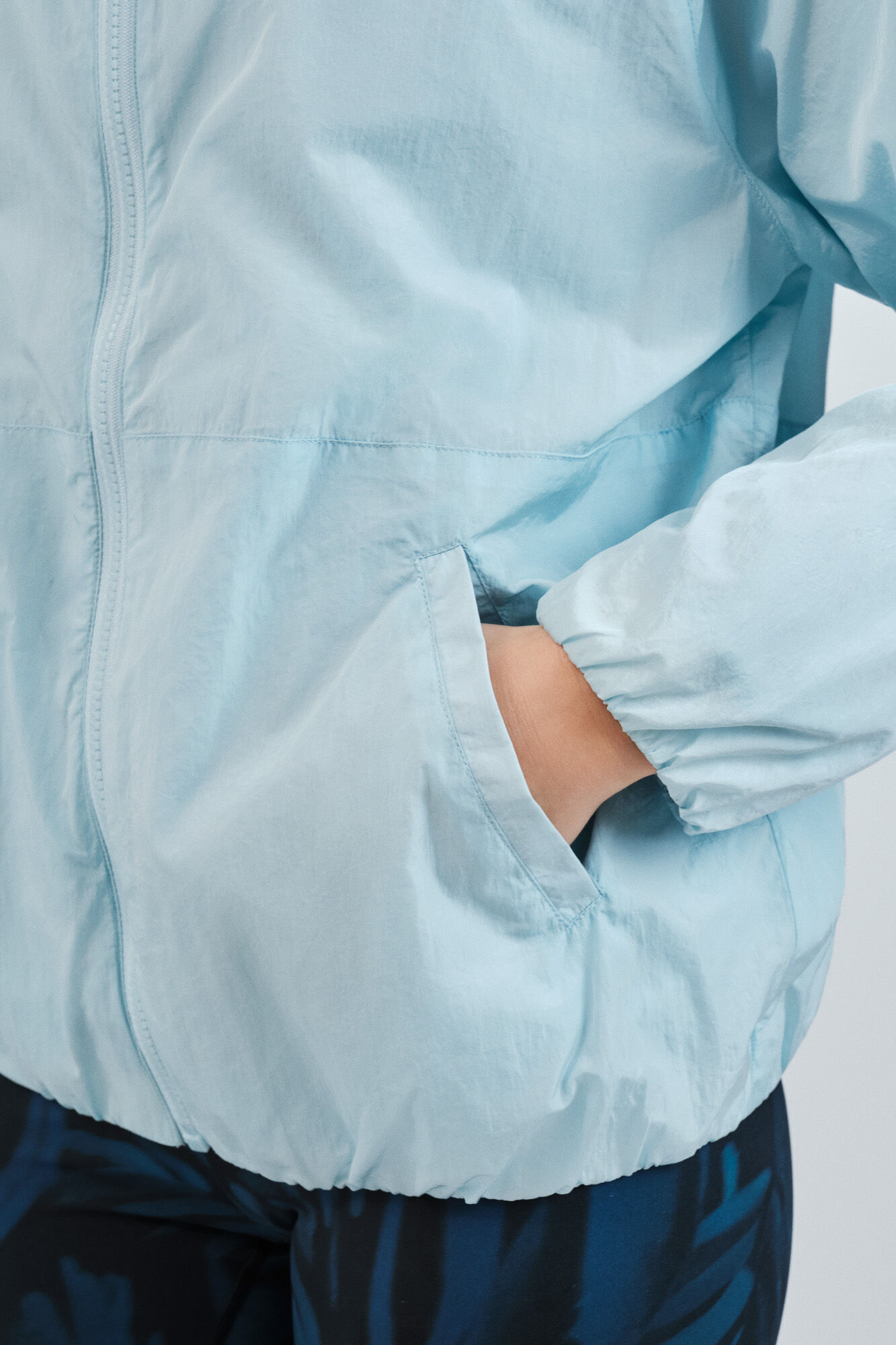 Dash and Stars Casaco corta-vento azul azul