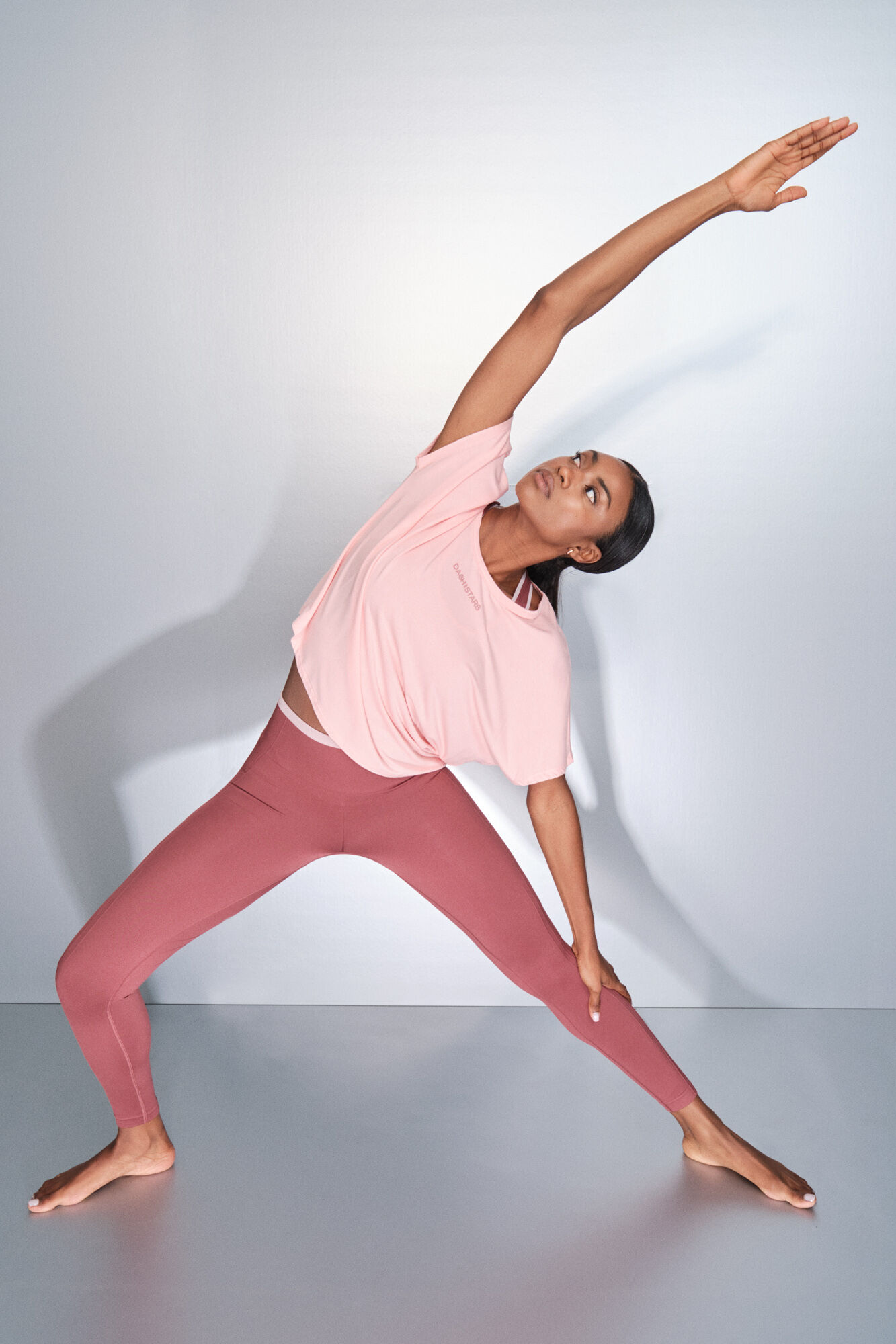 Dash and Stars T-shirt laranja de manga curta e manga