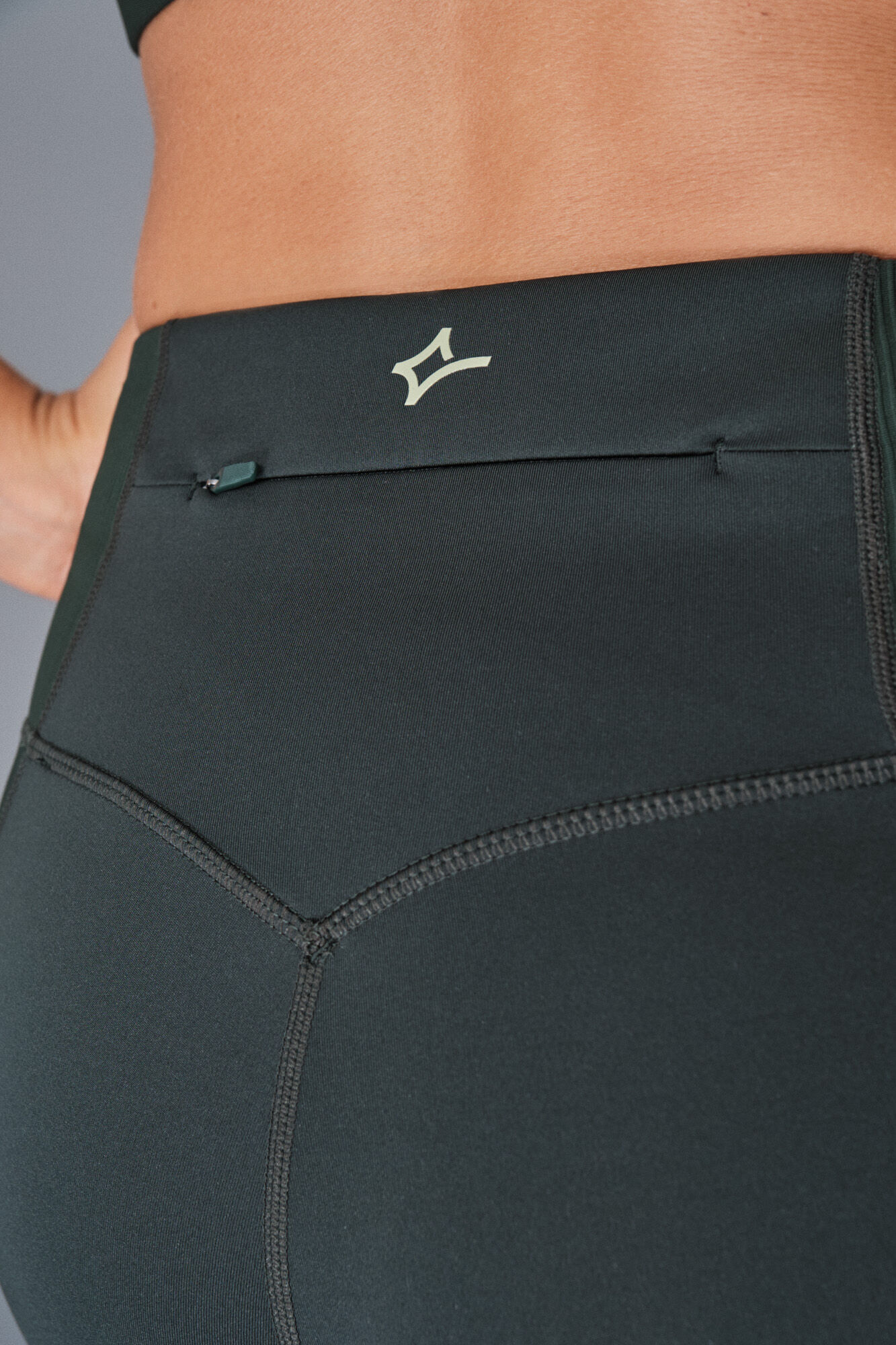 Dash and Stars Leggings de ciclismo 4D STRETCH verde verde