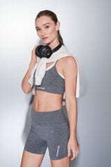 Dash and Stars Leggings de ciclismo cinza SEAMLESS COMFORT cinzento