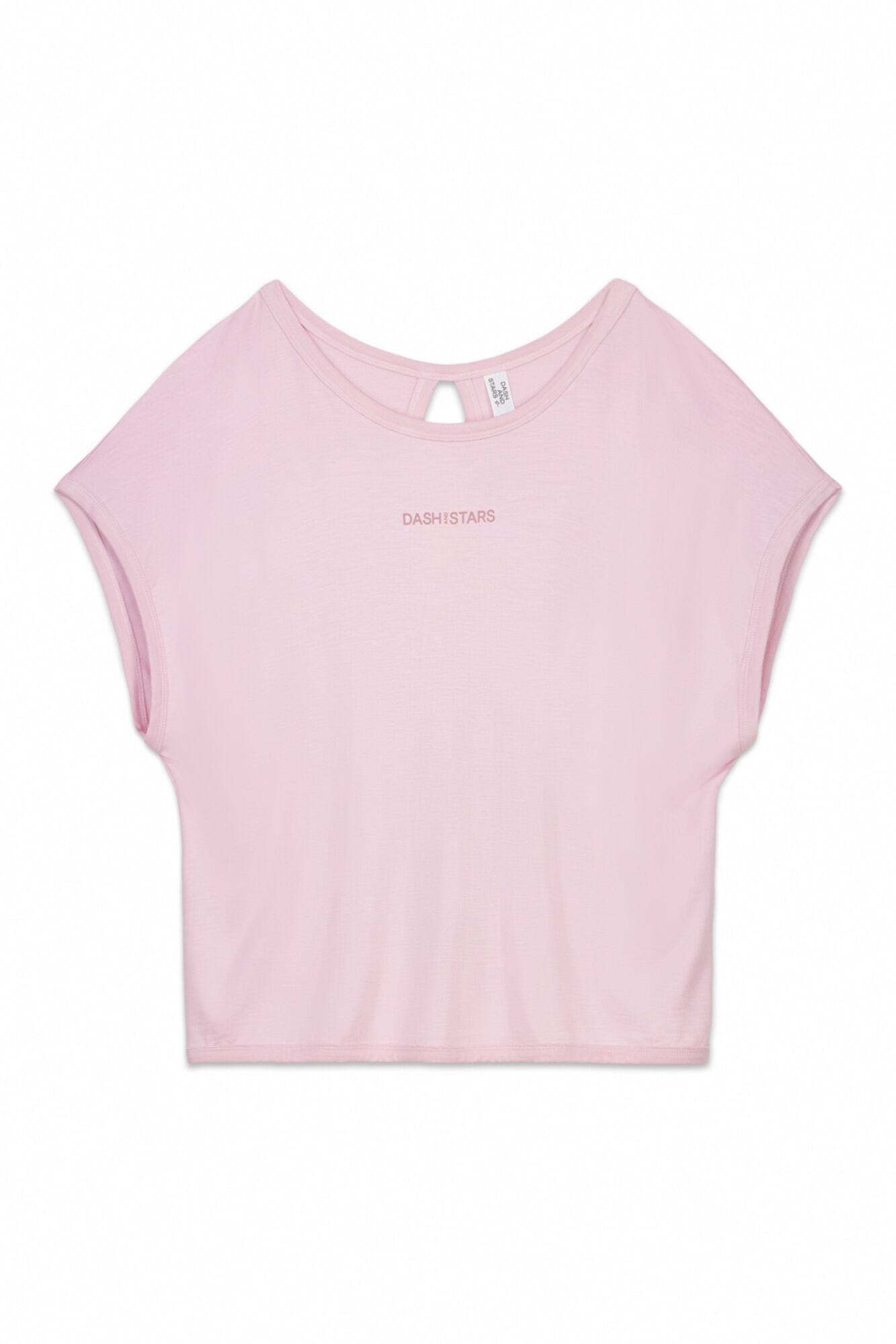 Dash and Stars Camiseta tejido extra suave rosa rosa