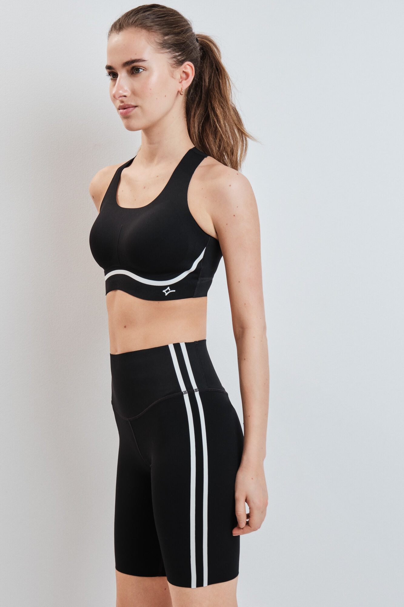 Dash and Stars Leggings COMPRESSIVE pirata negro negro