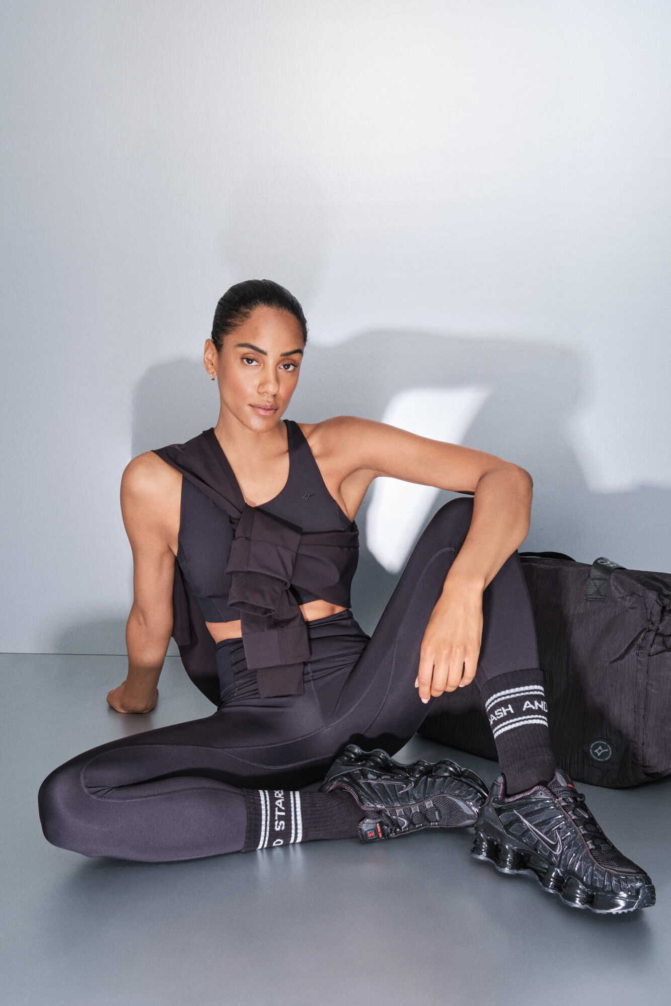 Dash and Stars Soutien desportivo preto 4D Stretch preto