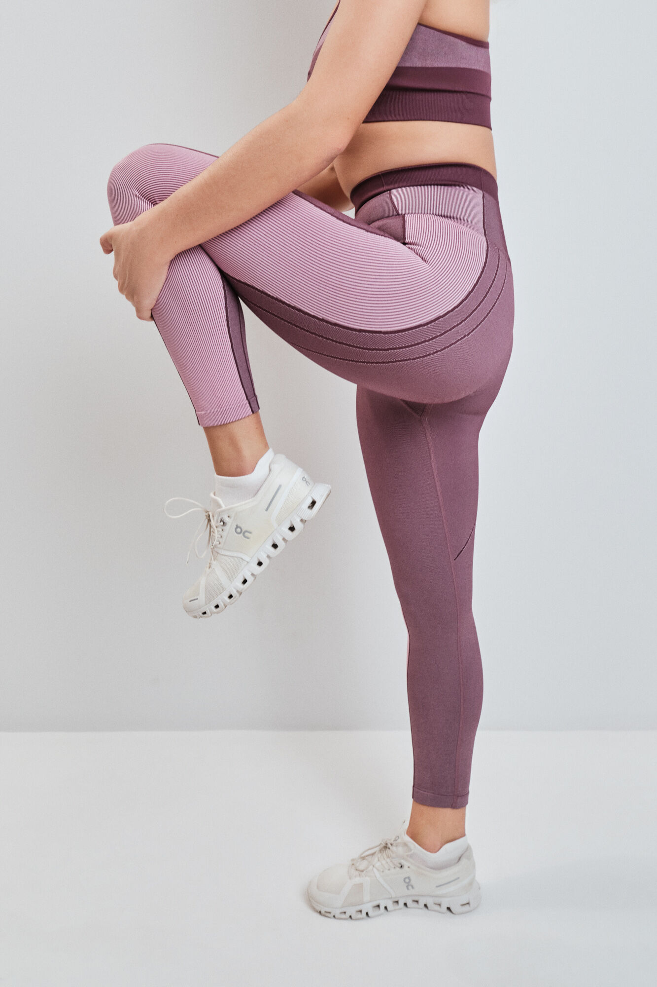 Dash and Stars Legging SEAMLESS COMFORT crop rosa