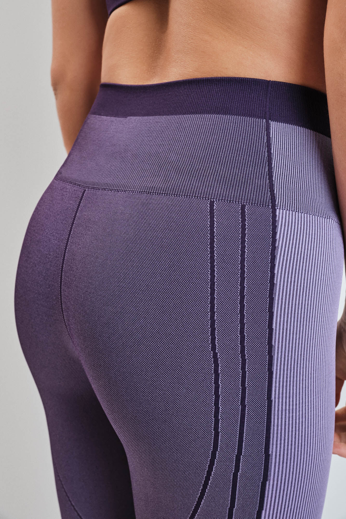 Dash and Stars Legging SEAMLESS COMFORT curta roxa rosa