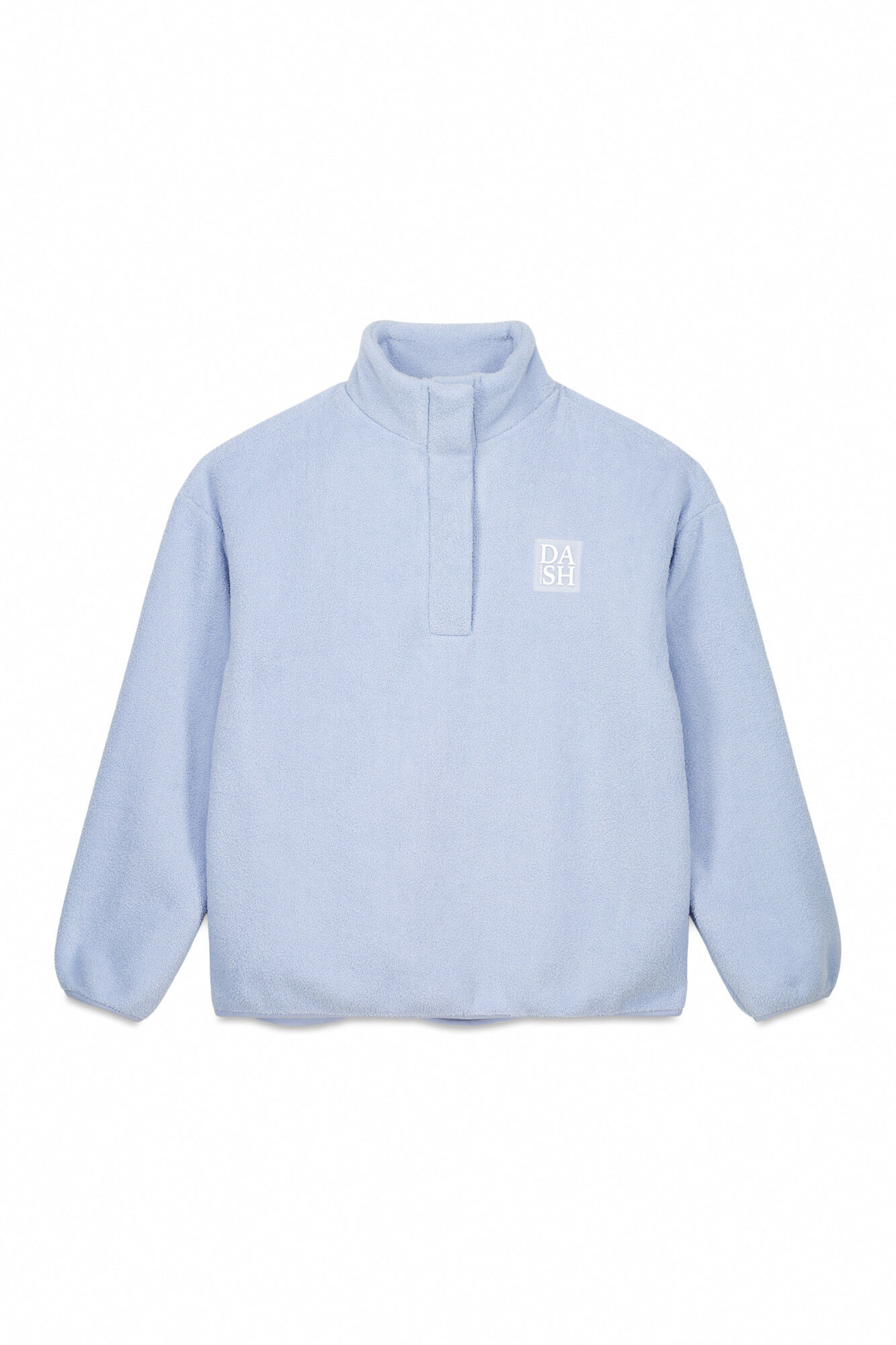 Dash and Stars Sudadera polar cremallera azul beb&eacute; azul
