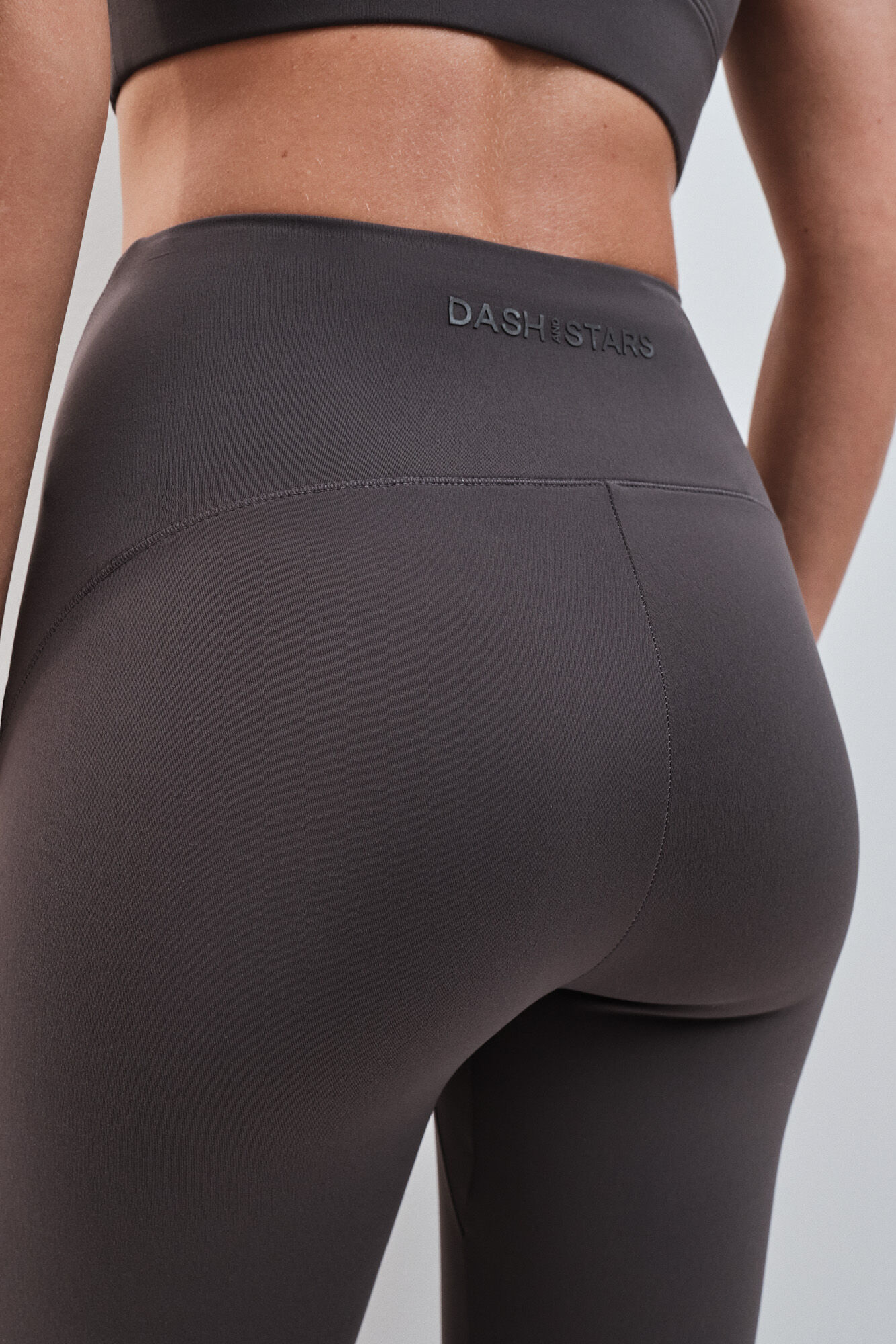 Dash and Stars Legging SOFT MOVE comprida cinza cinzento