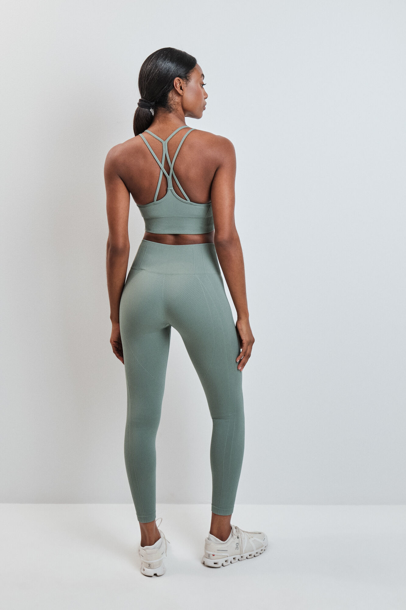 Dash and Stars Legging comprida SEAMLESS COMFORT verde verde