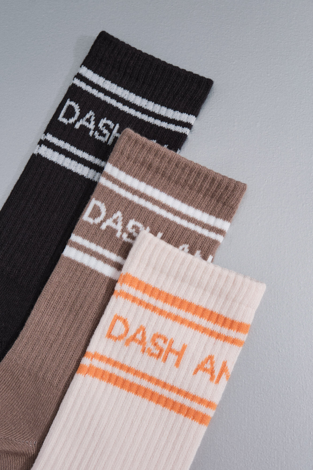 Dash and Stars Pack 3 calcetines algod&oacute;n logo