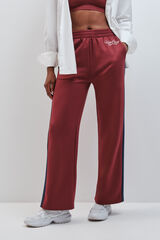 Dash and Stars Cal&ccedil;a comprida larga soft touch gren&aacute; vermelho
