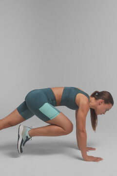 Dash and Stars Leggings ciclista 4D STRETCH verde verde