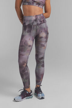Dash and Stars Leggings 4D STRETCH cáqui multicolor. impressão