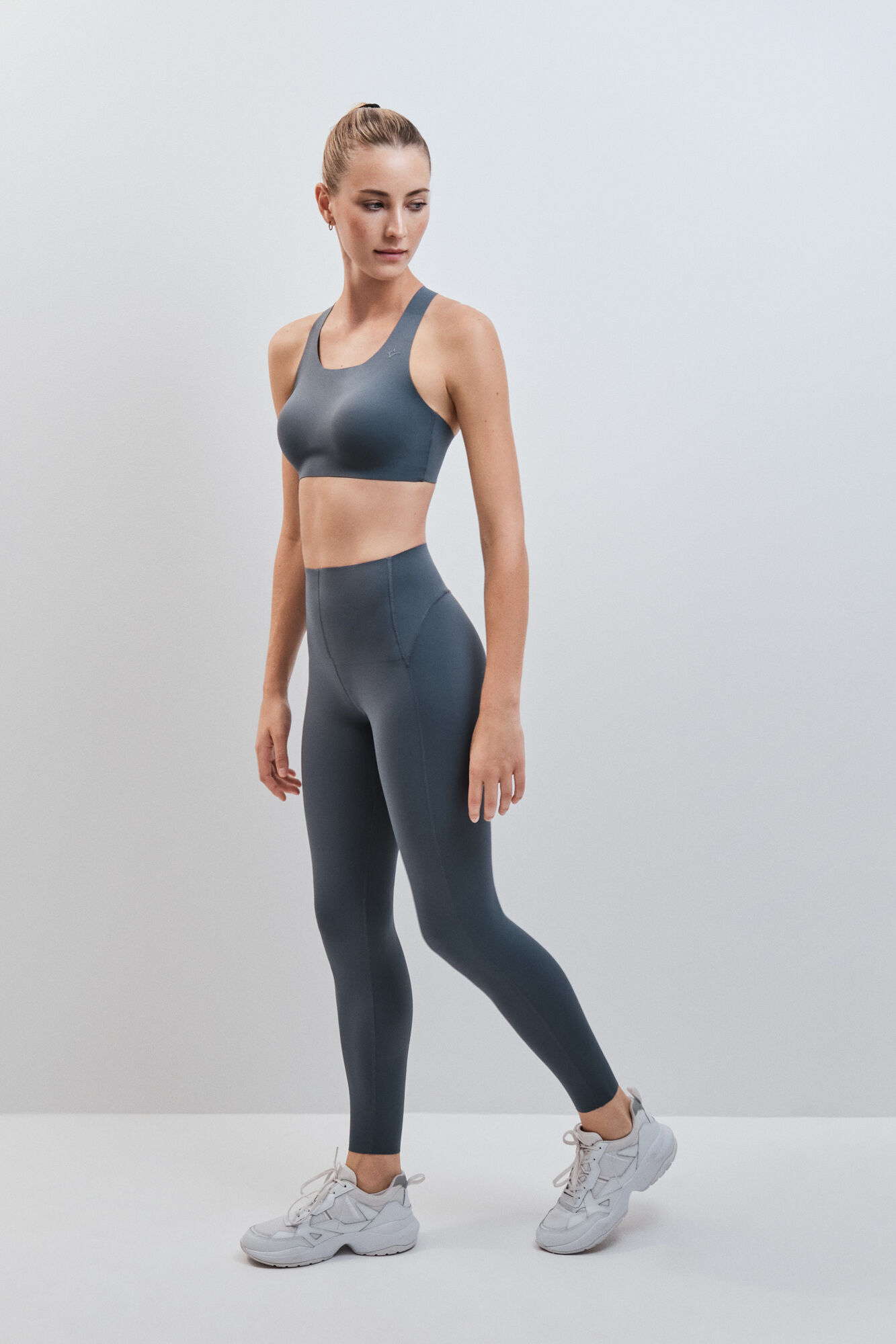 Dash and Stars Leggings COMPRESSIVE comprida verde verde
