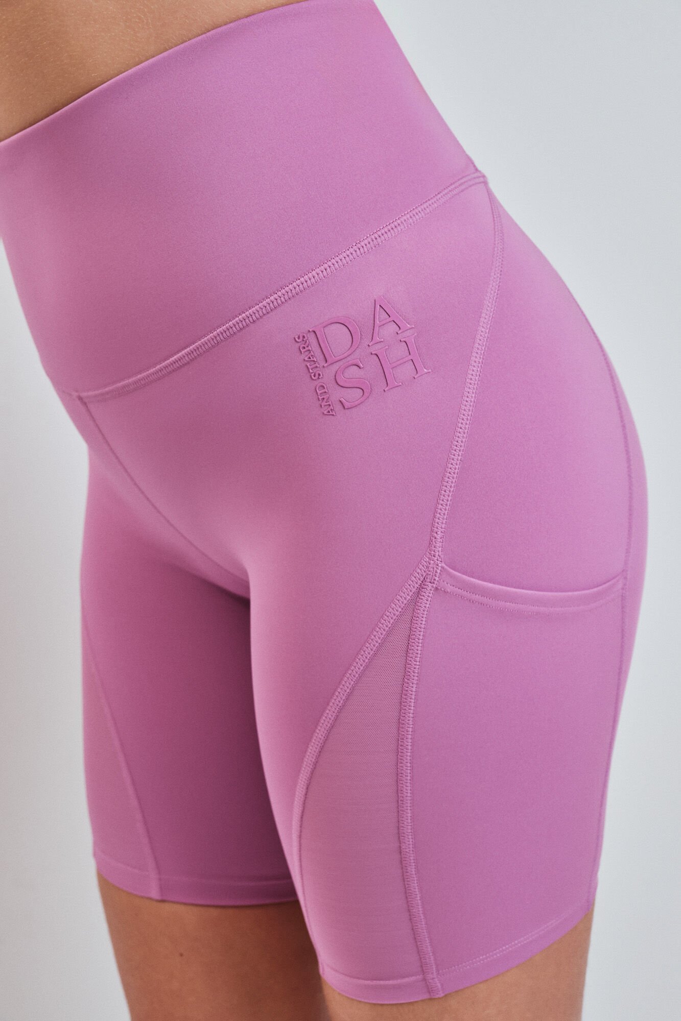 Dash and Stars Legging 4D STRETCH ciclista rosa