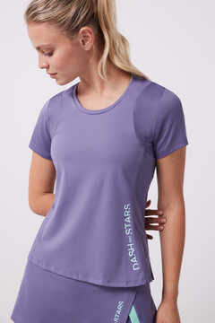 Dash and Stars Camiseta transpirable lila morado/lila